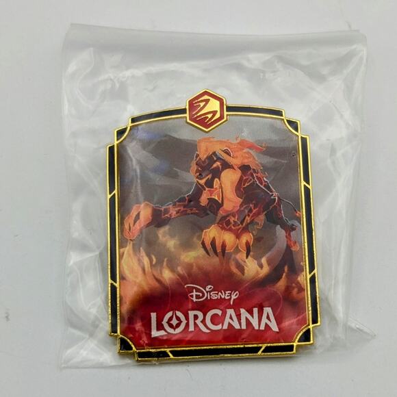 Lorcana Scar Lion King Promo Enamel Pin Limited Supply Disney TCG Trending Gift - Picture 1 of 3